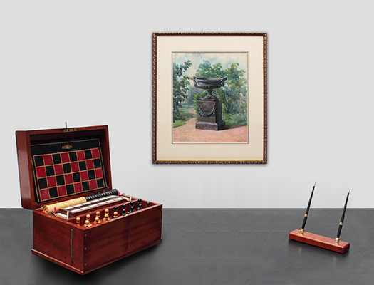 Кальнинг Александр Карлович. В парке 